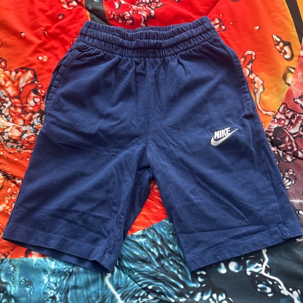 Nike Kids Navy Blue Shorts